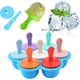 thumbnail image 1 of Moldes para Paletas de Hielo de Silicona, Molde Paletas Bebe 6 Cavidades, Libre de BPA, Moldes para Paleta de Hielo Reutilizables para Bebés y Niños, Perfecto para hacer paleta de jugo (Azul), 1 of 4