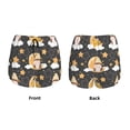 thumbnail image 6 of Goofa Cute Bee Gnome Printed Women 2 in 1 Running Shorts,Quick Dry Athletic Workout Shorts,High Waisted Athletic Shorts with Liner Pockets-Large, 6 of 9