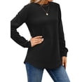 thumbnail image 5 of OutfitShow Sweatshirts for Women Casual Long Sleeve Crewneck Shirts Tunic Tops,Sizes S-3XL, 5 of 8