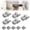 30 Pcs, variant on Drywall Fasteners for Damaged Wall Repair, Stainless Steel Clips with Screws, Fits 1/2 & 5/8 in. Panels, DIY Home Repair