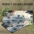 thumbnail image 4 of License Plate, Misty Chinese Lakeside Pavilions Decorative Front,Personalized Stainless Steel License Plate Cover For Men Women,12.2" X 6.2", 4 of 7