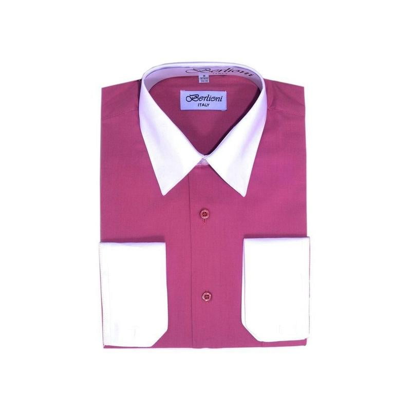 mens shirts with different colored cuffs