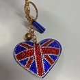 thumbnail image 2 of Llaveros con bandera de Inglaterra, llavero de bolso, colgante de regalo, decoraciones (bandera del Reino Unido), 1 Uds. Rojo Verde, 2 of 5