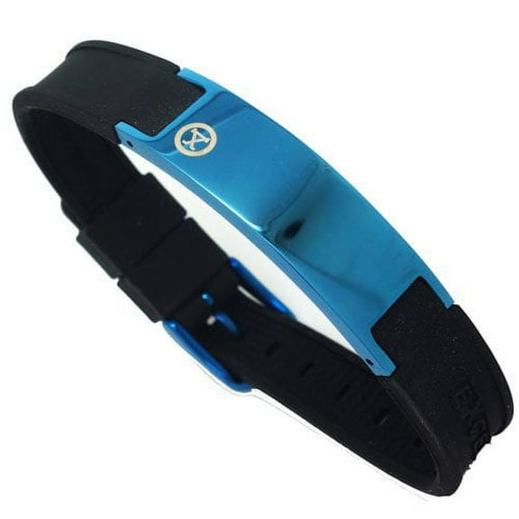 Magnetic Energy Sports Bracelet Blue with Gift Box