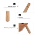 thumbnail image 2 of unbranded 3 Pcs Peste à Manche Rond pour Usage Domestique et Extérieur 15x0.79 Po, 2 of 4