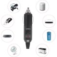 thumbnail image 5 of (2 pieces) Cigarette Lighter Male Adapter, 12V Cigarette Lighter Male Socket, Cigarette Lighter Male Plug Socket, 10A 12V/24V Adapter with LED Lights Male Socket with Fuse, 5 of 5