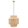 thumbnail image 1 of Feohak Farmhouse Chandeliers for Dining Room, 5-Light Rustic Kitchen Island Light Fixture, Wood Linear Industrial Black Rectangular Ceiling, 1 of 8