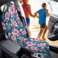 thumbnail image 4 of XYZCANDO 1pcs Terry Cloth Car Seat Covers Waterproof Fashion, Compatible with Front Seats Van Seat Covers & Liner Waterproof Sweating Car Seat Cover(Floral Print), 4 of 9
