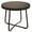 Round Feet, Dark Grey, variant on Outdoor Side Table 18-inch Round End Table Accent Table for Bistro Balcony Apartment Sage Green