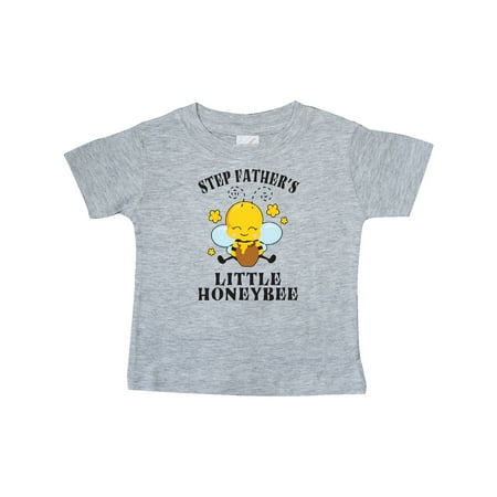 

Inktastic Cute Bee Father s Little Honeybee with Stars Gift Baby Boy or Baby Girl T-Shirt