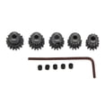 thumbnail image 1 of RC Motor Pinion Gear, RC Motor Gear 32DP 0.8M Low Noise  Molybdenum Steel   For Replacement, 1 of 8