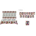 thumbnail image 1 of WUSUOWEI 14PCS International World Flags Tableclothes,Plates,Tissues,and Flag Banner,Around The World,Globe Party Tableware,Cake Dessert Dinner Tableware for Travel Trip,Party Supplies, 1 of 9
