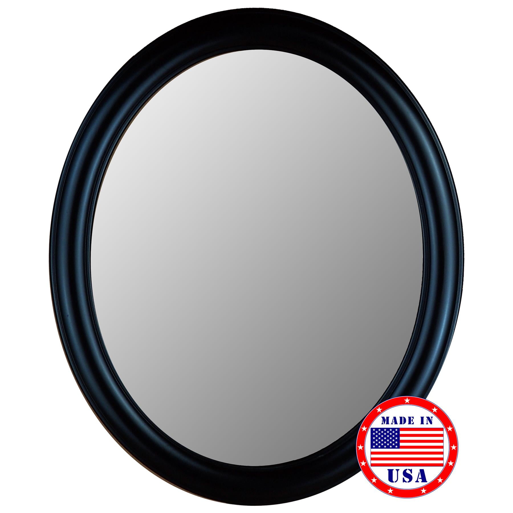 Oval Beveled Glass Decorative Wall Mirror (28 in. x 40 in.)