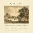 thumbnail image 2 of Repton, Humphry 26x26 Gold Ornate Wood Framed with Double Matting Museum Art Print Titled - Park Pool, 1813, 2 of 4