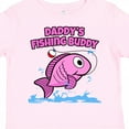 thumbnail image 4 of Inktastic Daddy's Fishing Buddy (pink) Boys or Girls Toddler T-Shirt, 4 of 5