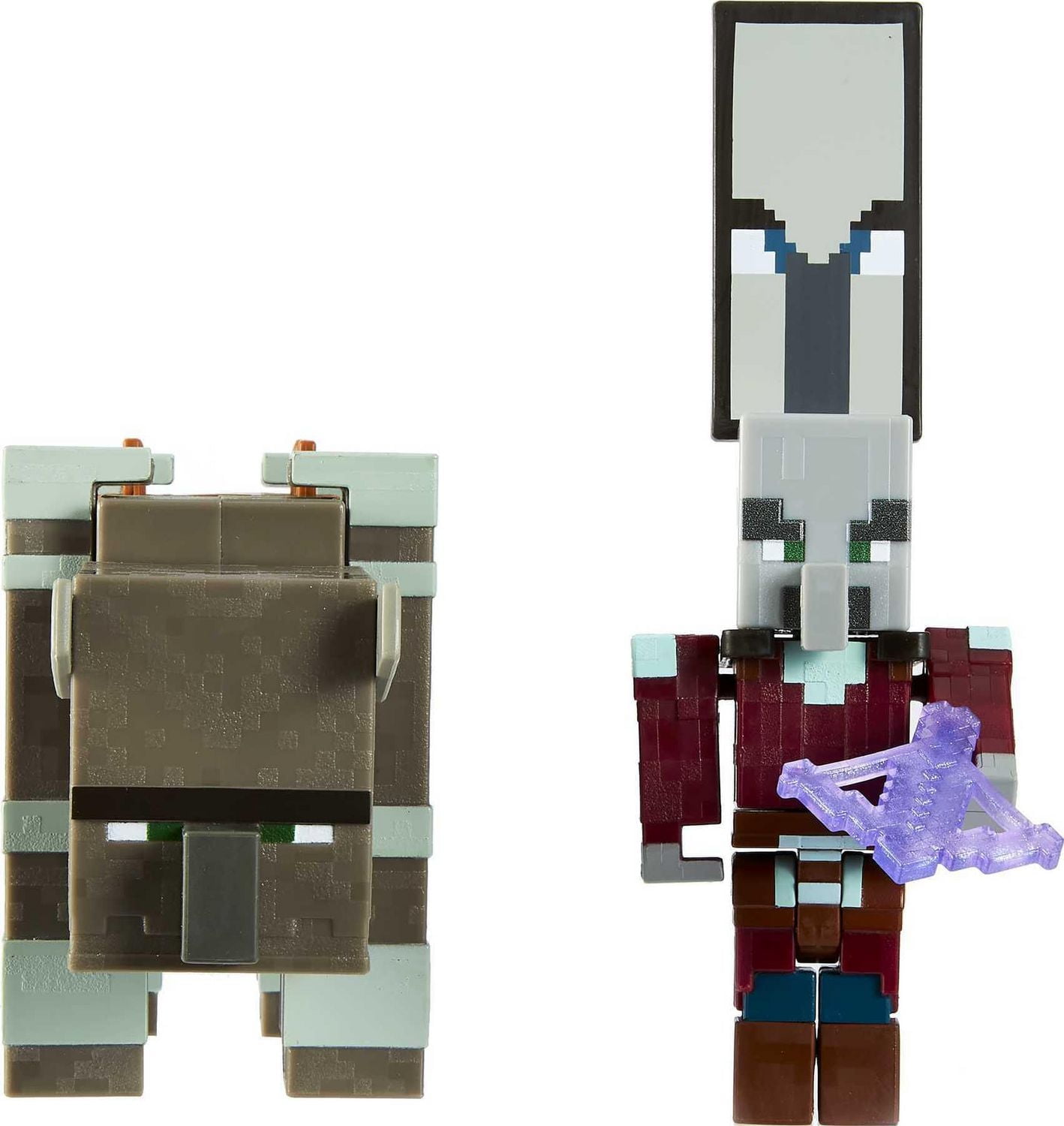 Minecraft Ravager Figure Minecraft Raid Captain and Ravager Figures - Walmart.ca