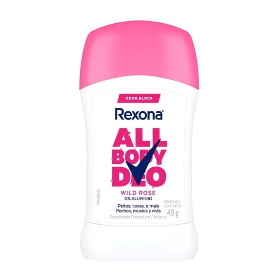 Desodorante Rexona Women Barra Wild Rose 48g