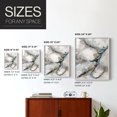 thumbnail image 4 of Meandering in White Solid Wood 8 x 10 Framed Print, 4 of 6