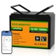 thumbnail image 1 of Batería de litio LiFePO4 ECO-WORTHY 12V 100AH con Bluetooth 1280Wh, 1 of 9