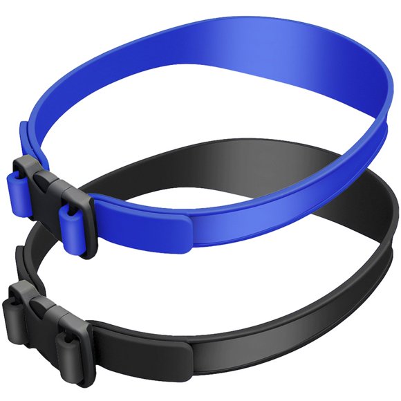 2Pcs Hair Cutting Band Silicone Hair Trimming Guide Band Washable Self Haircut Band Adjustable Home DIY Hair Cutting Aid Belt Tool for Home Hair Clippers