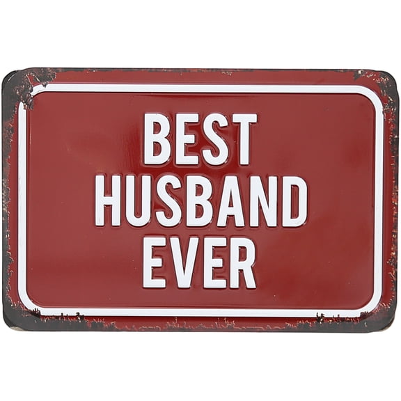 Best Husband - 6" x 4" Tin Plaque