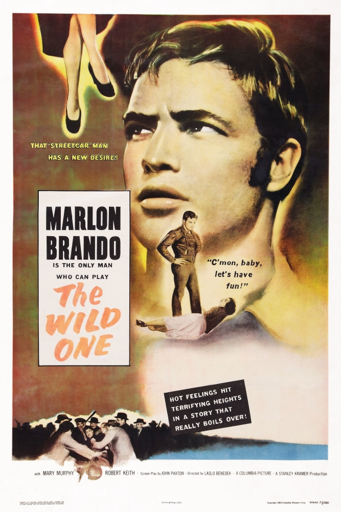 The Wild One Us Poster Art Marlon Brando 1953. Movie Poster Masterprint