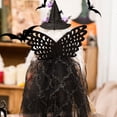 thumbnail image 2 of Muñeca Bruja Halloween Con Escoba Adorno (ala Mariposa) Púrpura, 2 of 8