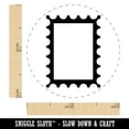 thumbnail image 2 of Postage Stamp Border Self-Inking Rubber Stamp Ink Stamper - Black Ink - Mini 1/2 Inch, 2 of 7