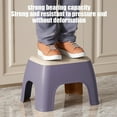 thumbnail image 5 of Kumdkd Stackable Plastic Stools, Small Square Step Stool for Living Room, Bathroom & Kindergarten, Purple, 12.6"x10"x7", Thickened Seat with Non-Slip Feet, 5 of 6