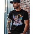 thumbnail image 4 of On Clouds Rainbow Graphic Short Sleeve Men's T-Shirt, 4 of 8