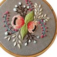 thumbnail image 4 of tssuouriy Three Dimensional Flower DIY Cloth Embroidery Kit Beginner Gift Dimensional Flower DIY Needlework Home Decoration Stitch 2# 1Set, 4 of 6