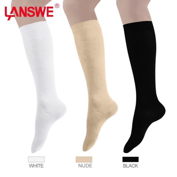 Ladies Size 1012(Shoe Size 812), Compression Socks. 6 Pairs Pack