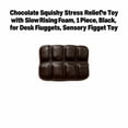 thumbnail image 3 of Chocolate Squishy Relaxation Toy with Slow Rising Foam, 1 Piece, Black, for Desk Fidgets, Sensory Squeeze Toy, 3 of 3