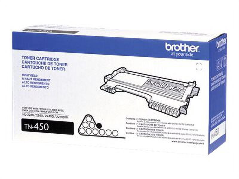 Replacement for TN450 cartridges - jumbo capacity black