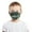 Green, variant on Kids Reusable Washable Fashion Face Covering Protection from Dust and Particles