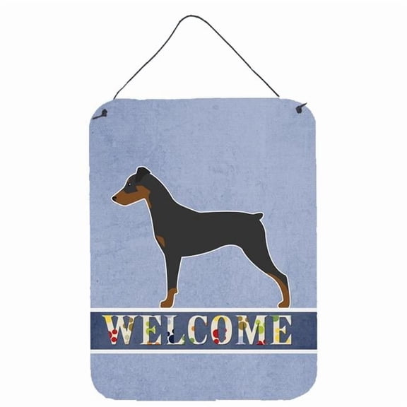 German Pinscher Welcome Wall or Door Hanging Prints