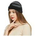 thumbnail image 3 of iHPH7 Warm Hat Beanie Watch Cap Winter Accessories for Women Y2k Beanie Knit Hat Skull Hat Black One Size, 3 of 5