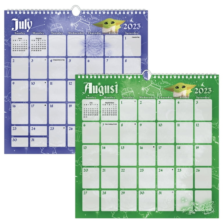 Trends International 2023-2024 Star Wars Mandalorian - The Child Academic  Spiral Wall Calendar (July 2023 - June 2024) Academic Spiral Wall Calendar  - Walmart.com