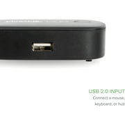 Plugable USB 2.0 Switch for One-Button USB Device Port Sharing Between Two Computers (A/B Switch)