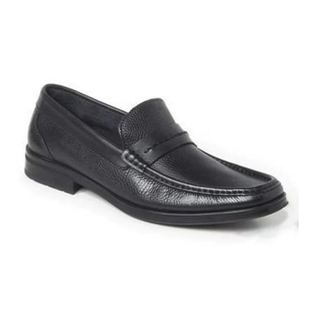 

Sandro Moscoloni Duero Black Leather Penny Loafer