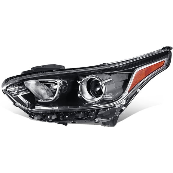 DNA Motoring OEM-HL-0140-L For 2019-2021 Kia Forte OE Style Projector Headlight Lamp Left Dirver Side