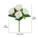 thumbnail image 3 of CaiYueKe Fake Roses Artificial Flowers for Outdoors Summer Decor, 2 Bouquets UV Resistant Fake Flower Bouquet Faux Silk Roses for Wedding Birthday Party Home Mother's Day Cemetery Decor, 3 of 6