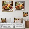 thumbnail image 4 of Designart "Food Breakfast Painting Dot IV" Food & Beverage Canvas Art Print, 4 of 5