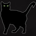 thumbnail image 3 of CafePress - Black Cat Silhouette Women's Classic T Shirt - Women's Traditional Fit Dark T-Shirt, 3 of 4