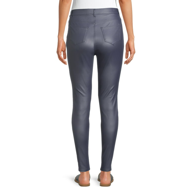 Time and Tru Women's Coated Jeggings 