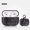 serpentine gray, variant on Custom Sleeve for Apple for airpods Bluetooth Wireless Earpphone PU Leather Case Cover for Air Pod Funda Cover Box (serpentine red,For airpods 3)