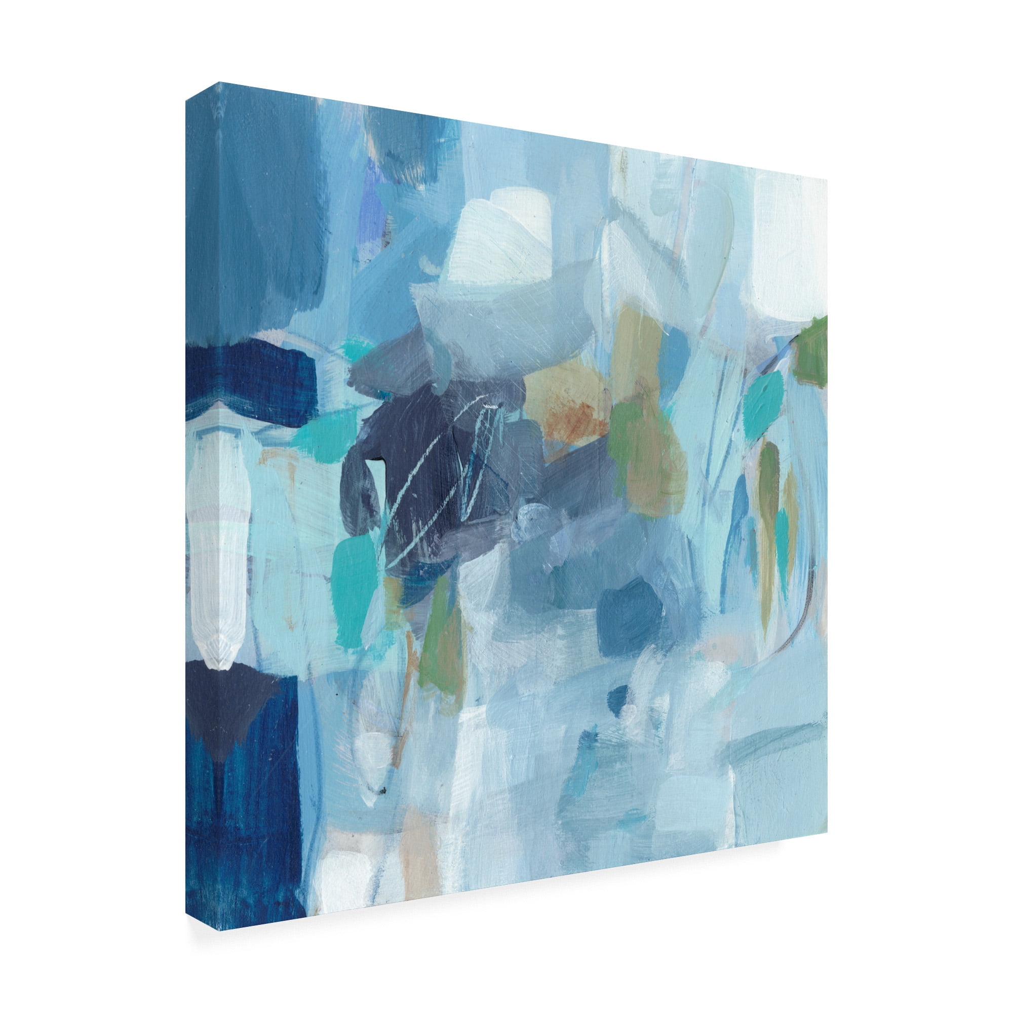 Trademark Fine Art 'Waiting in Line Brush' Canvas Art by Christina Long