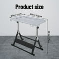 thumbnail image 2 of 30"x20" Foldable Welding Table Workbench - 350 lb Capacity Carbon Steel Work Bench with Tilt Angles & Retractable Rails, 2 of 6