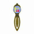 thumbnail image 1 of I Am From Denmark Art Deco  Fashion Bookmark Retro Office Label Page Marker, 1 of 4