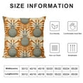 thumbnail image 5 of GOSMITH  Pineapple Throw Pillow Covers Summer Decoration for The Home Decorative Cushion Case Motif Pillowcase for Couch Sofa Square Orange, 5 of 5